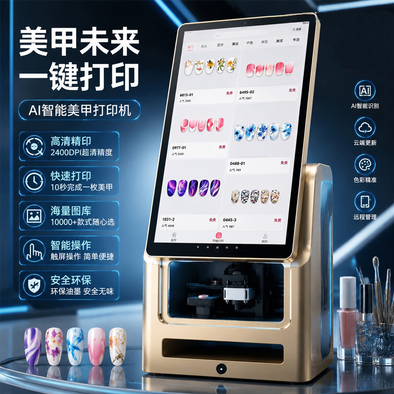 Exported to Foreign Countries, Nail Art Machine, Intelligent Nail Art Painting Machine, Nail Art Printer, Self-Service Nail Art, Wearable Nails Exported to Foreign Countries, Nail Art Machine, Intelligent Nail Art Painting Machine, Nail Art Printer, Self-Service Nail Art, Wearable Nails