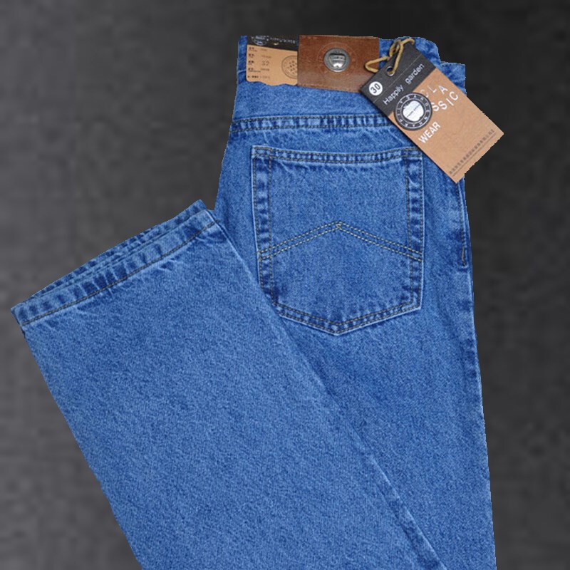Spring and Summer High-End American Apple Jeans for Men, Genuine High-Waisted Loose Straight-Leg Pingguo Dad-Style Casual Pants Spring and Summer High-End American Apple Jeans for Men, Genuine High-Waisted Loose Straight-Leg Pingguo Dad-Style Casual Pants