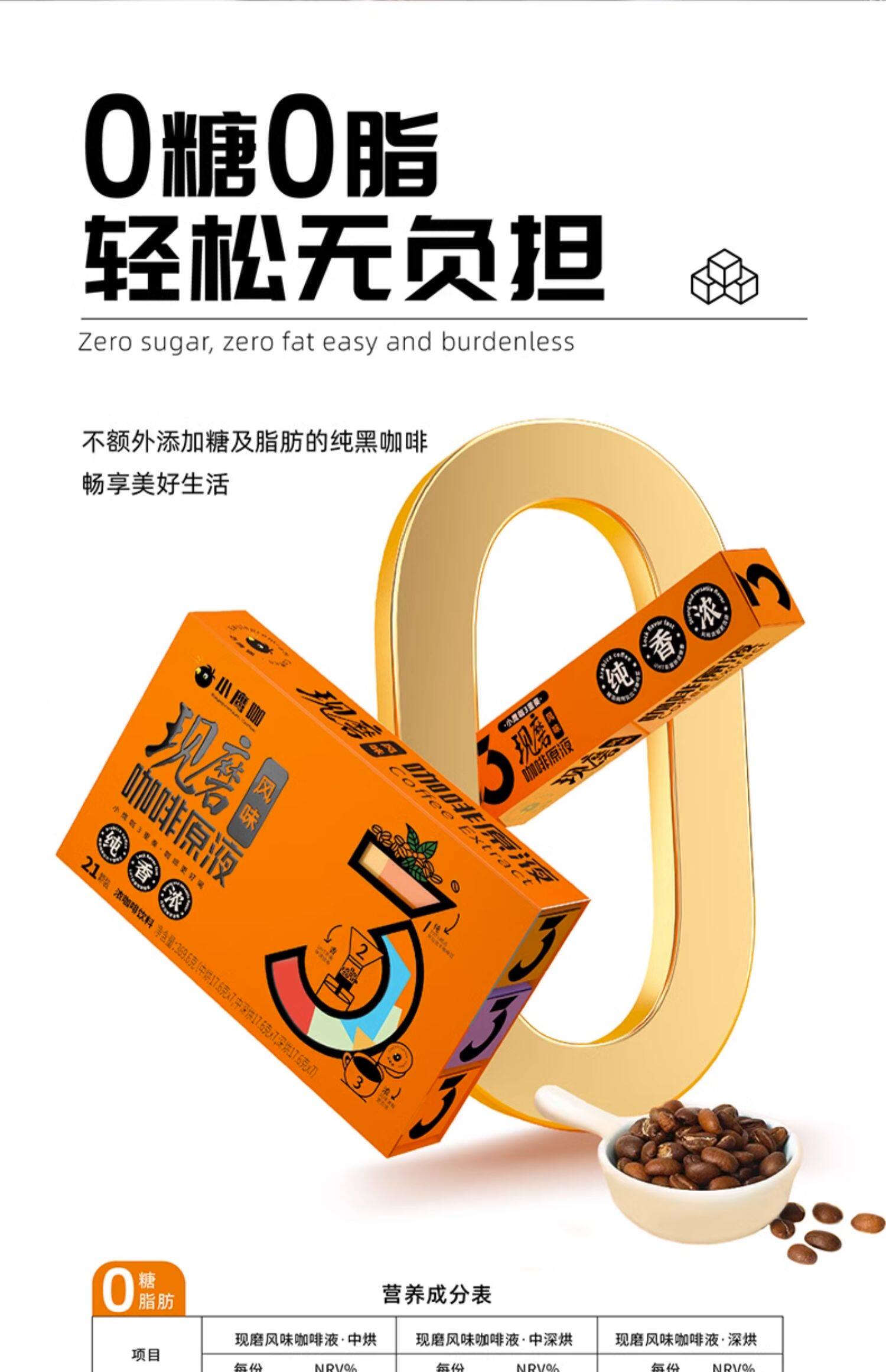 小鹰咖现磨咖啡原液-套装（21粒）