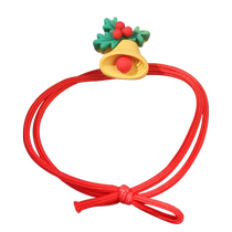 New Christmas hair accessories cute cartoon childrens rubber band baby hair band girls hairpin side clip elk