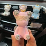 Автомобильные принадлежности Виннар Инкрустированный алмаз крыло крыла насилия Медведь расширенные камни духи ароматные ароматные ароматные автомобили Внутреннее украшение