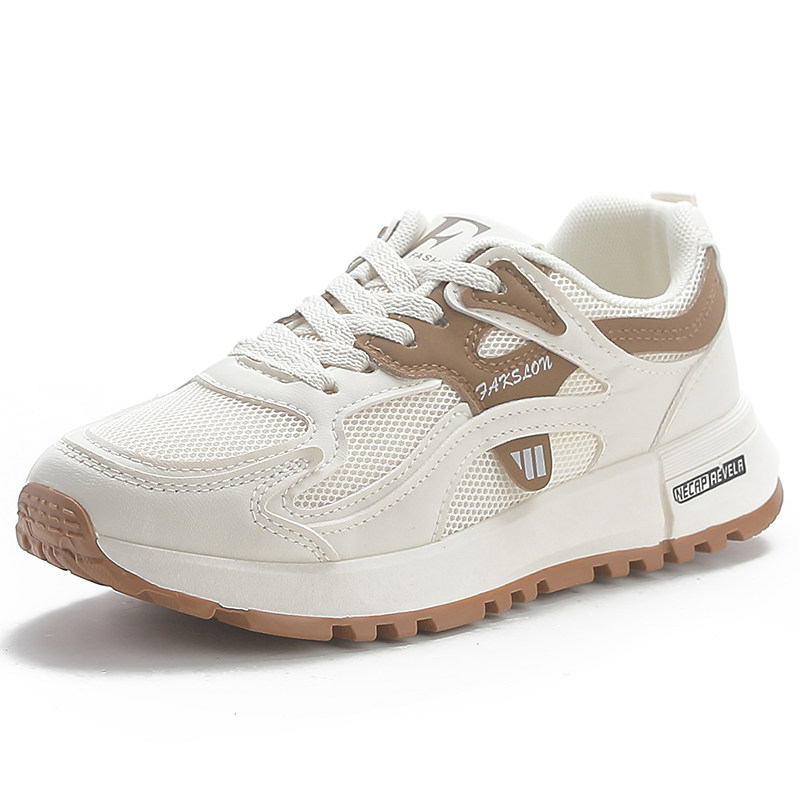 Special Offer Genuine Leather Mesh Breathable Sports Shoes for Women 2026 New Spring Hot-Selling Non-Slip Running Shoes Soft-Soled Travel Shoes