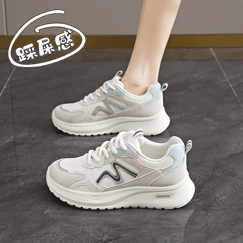 High-Quality Lightweight Soft-Soled Sneakers for Women, 2025 Spring New Versatile Dad Shoes, Casual Women's Shoes, White Shoes