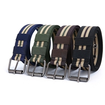 Teenage student military training special belt for men and women camouflage nylon canvas belt high school student military training pants belt