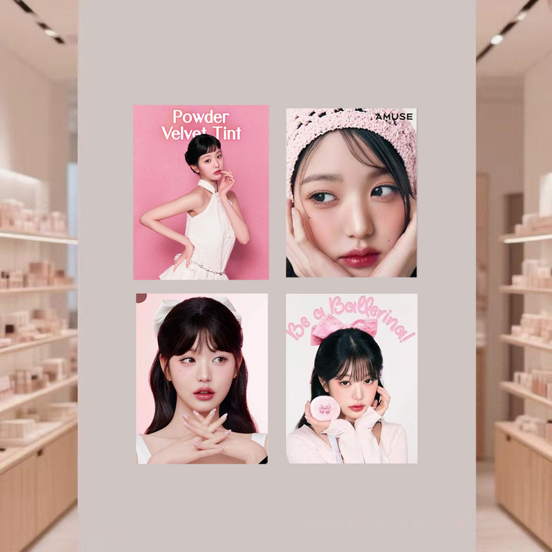 Korean Fashion Beauty and Nail Art Poster Jang Won-Young Advertisement Magazine Cover Wall Sticker Adhesive Wallpaper Photo Decoration
