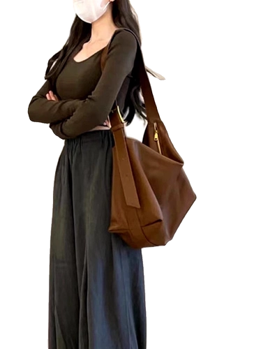 Zara, вместительная и большая сумка через плечо для отдыха, сумка на одно плечо, премиум класс