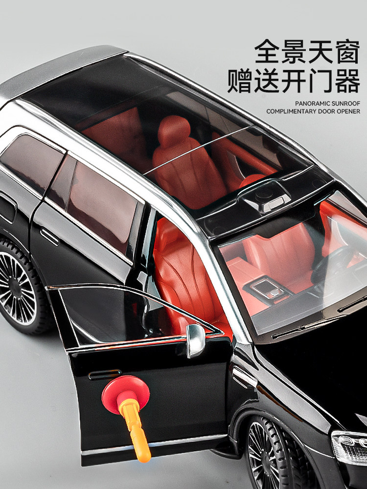 New Energy Car Model Wunjie M9 Suv Car Model Alloy Simulation Collectible Luxury Car Ornament Toy Car for Boys