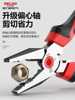 Delixi Electric Pliers Steel Wire Needle Nose Pliers Multifunctional Household Tools Collection Electrician's Special Diagonal Pliers