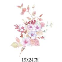Womens clothing flower butterfly offset heat transfer sticker T-shirt printing pattern heat transfer sticker heat transfer image washable hot stamping logo