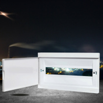 Distribution Box Cover Plate Strong Electric Case Panel Cover White Plastic Home Electric Cabinet 8 12 16 20 Loop