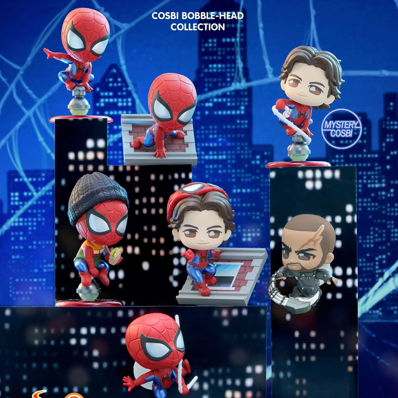 Hot Toys Marvel Spider-Man New Day Cosbi Mini Figure Blind Box Doll Decoration Gift Hot Toys Marvel Spider-Man New Day Cosbi Mini Figure Blind Box Doll Decoration Gift