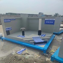 Construction site process method sample concrete quality hydropower waterproofing project model main structure display area