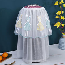 Air fryer dust cover custom universal dust cover lace embroidery fabric kitchen appliance universal cover towel