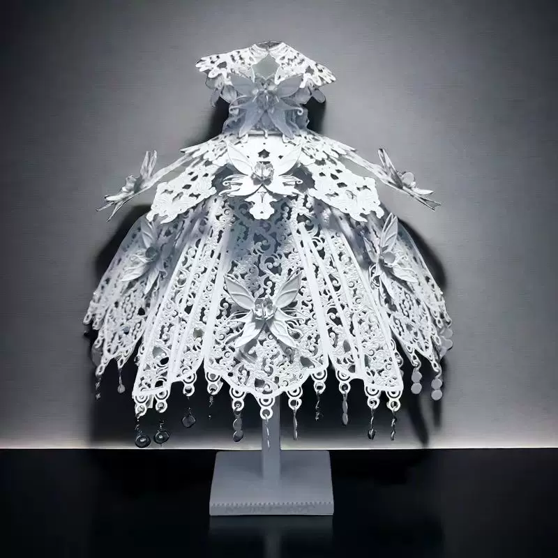 Трехмерный конструктор, минифигура, набор материалов, DIY, стиль Лолита, в 3D формате, подарок на день рождения