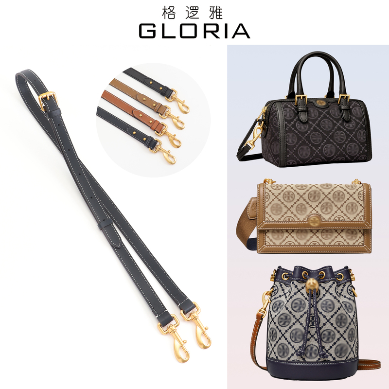 Tb Bucket Bag with Leather Shoulder Strap, Vintage Accordion Bag with Underarm Strap, Single Shoulder Crossbody Tory Burch Inner Bag Accessories