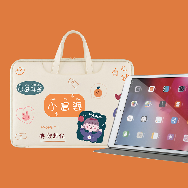 Tablet Packs Apply Apple Ipad 2020 Models pro11 Hand 9 7air3 Cashier Bag 10 5 Inch 10 4 Cartoon Cute 10 2 Female Liner Huawei Glory