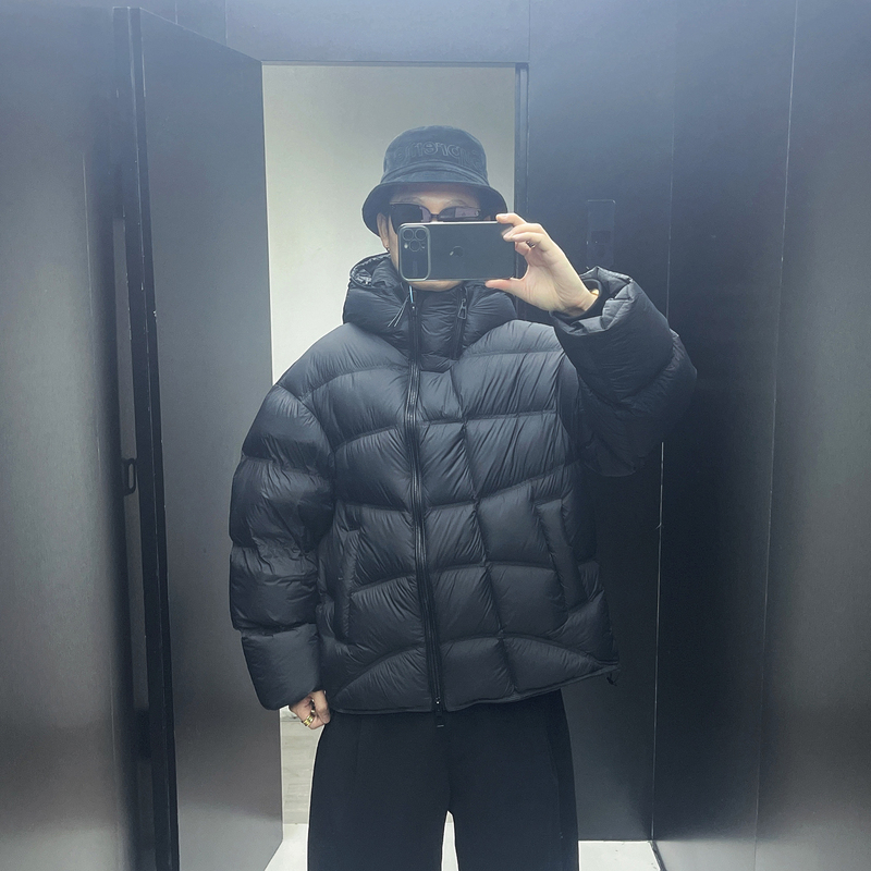 Fan Xushuo 2026 Winter New Thickened Puff Hooded Goose down Jacket Men's Puffer Coat Trendy Brand