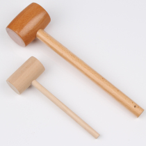 Wooden hammer carpentry hammer wood hammer small wooden hammer yellow sandalwood solid wood handmade hammer wooden handle mallet tool large wooden hammer