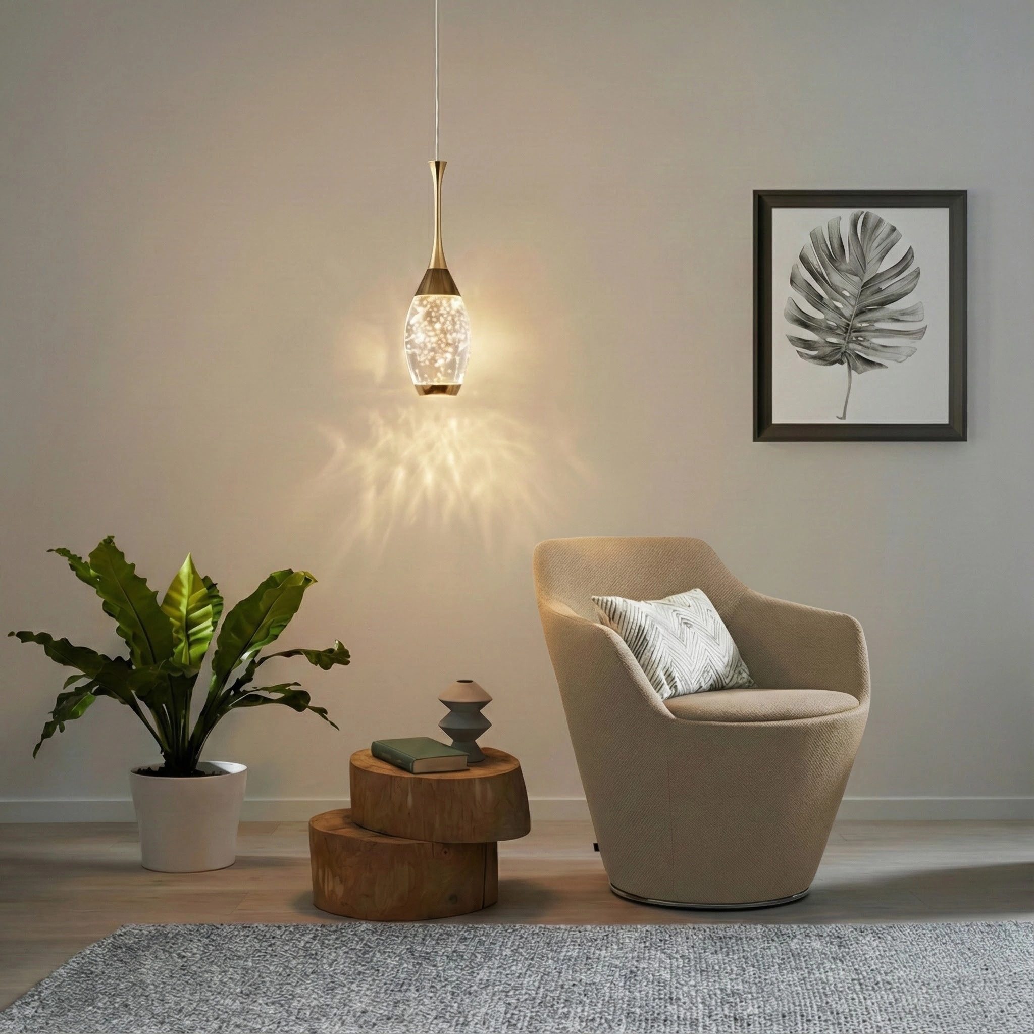 WRK light роскошная прикроватная люстра для спальни высокого класса, французское чувство стиля высокого класса, люстра для прохода, итальянская хрустальная лампа на крыльце Изображение 1