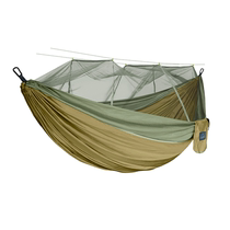 CUORETOUR anti-mosquito anti-rollover double hammock encrypted mosquito net swing picnic camping self-driving tour