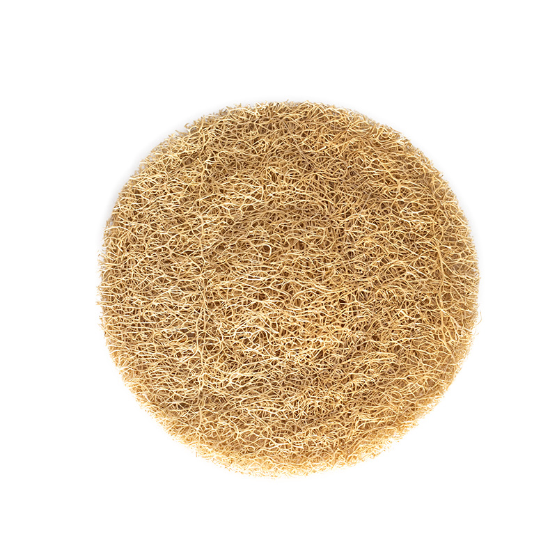 Natural loofah gasket suction cup mat checking glass pot a pot pad insulation pads are it tea tea accessories