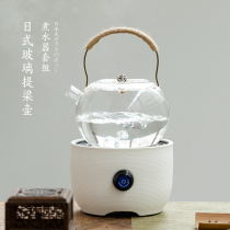 High temperature resistant glass flower teapot tea bream teapot kung fu tea set electric pottery stove special kettle