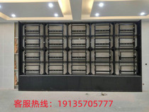 Splicing screen cabinet landing monitorsFrame wall hanging bracket high temperature roasting monitor TV wall cabinet multi-screen display