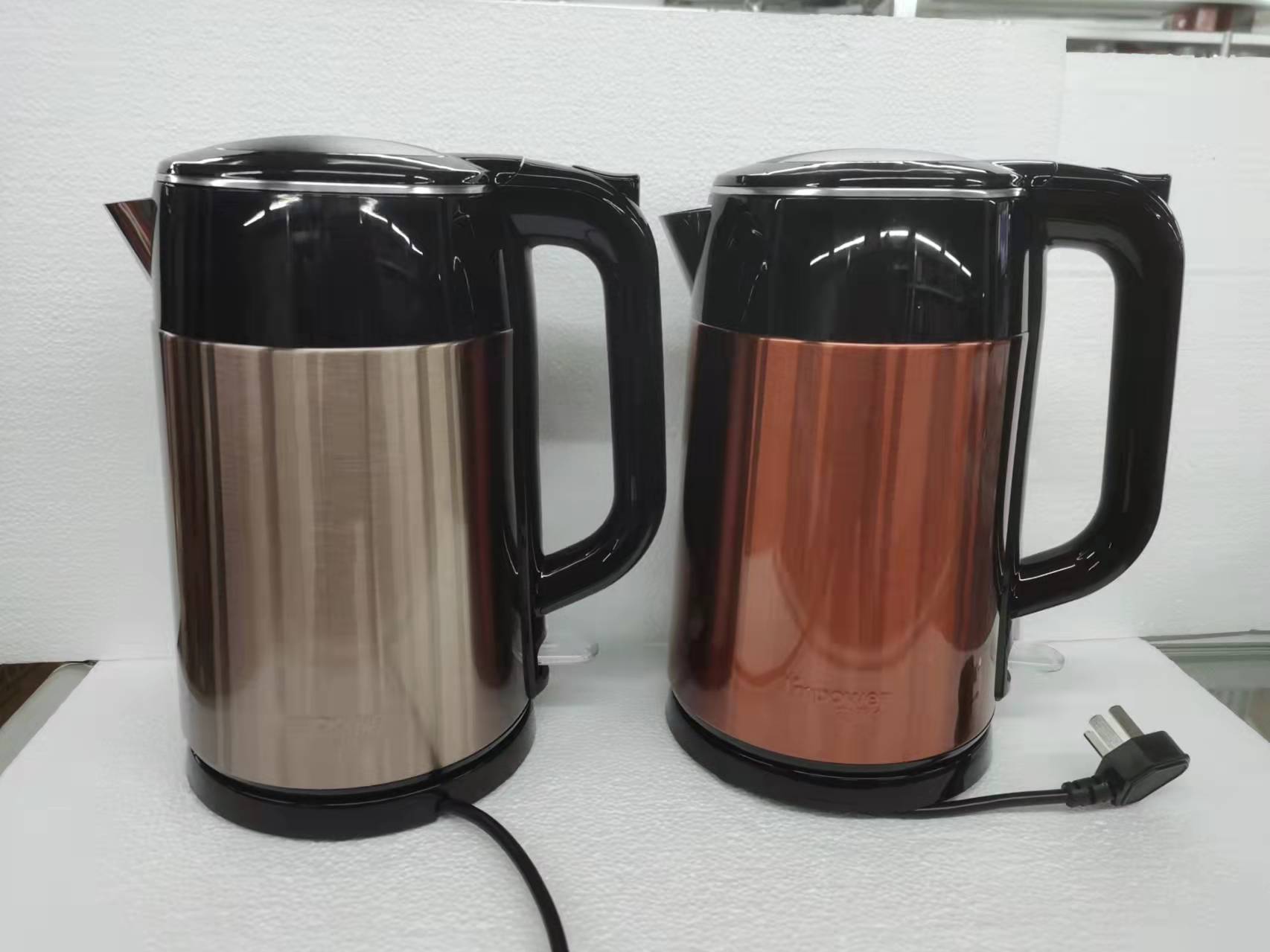 I’MPOWER Amber HB-3251 1800W1 7L304 Double Layer Anti-scald All Steel Seamless Electric Kettle