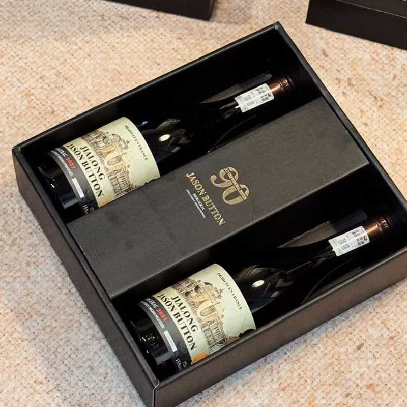 法国进口红酒礼盒90年老藤纪念版干红葡萄酒 750ml*3支/盒