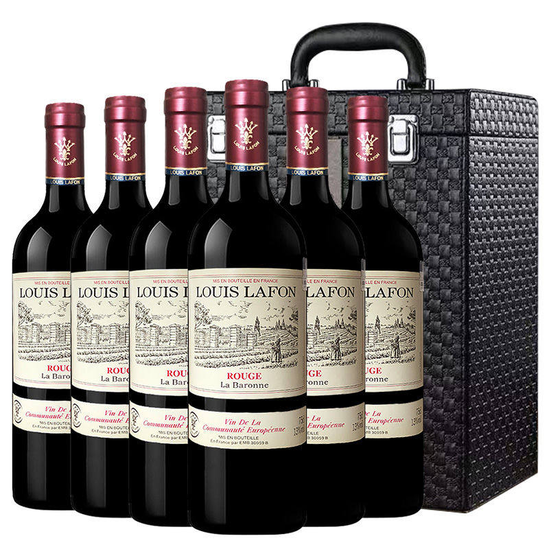 路易拉菲LOUIS LAFON 男爵夫人红酒法国原瓶进口干红葡萄酒13度送礼礼品