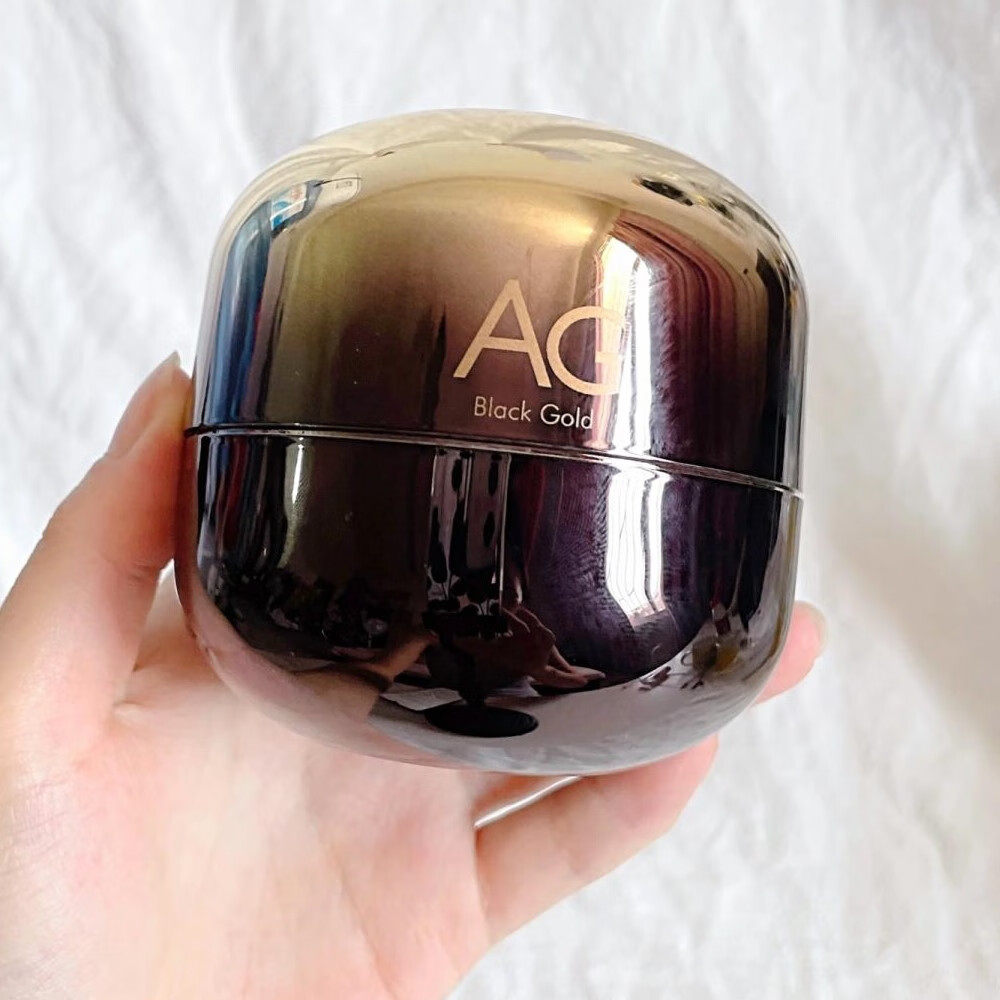 日本AG抗糖小金罐黑金罐面膜保湿精华黑金版夜间修护紧致110g