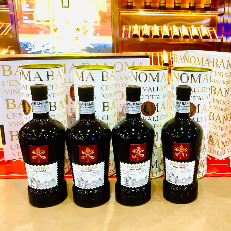 巴诺玛庄园意大利进口巴诺玛教皇城堡风干葡萄酒聚餐自饮送礼