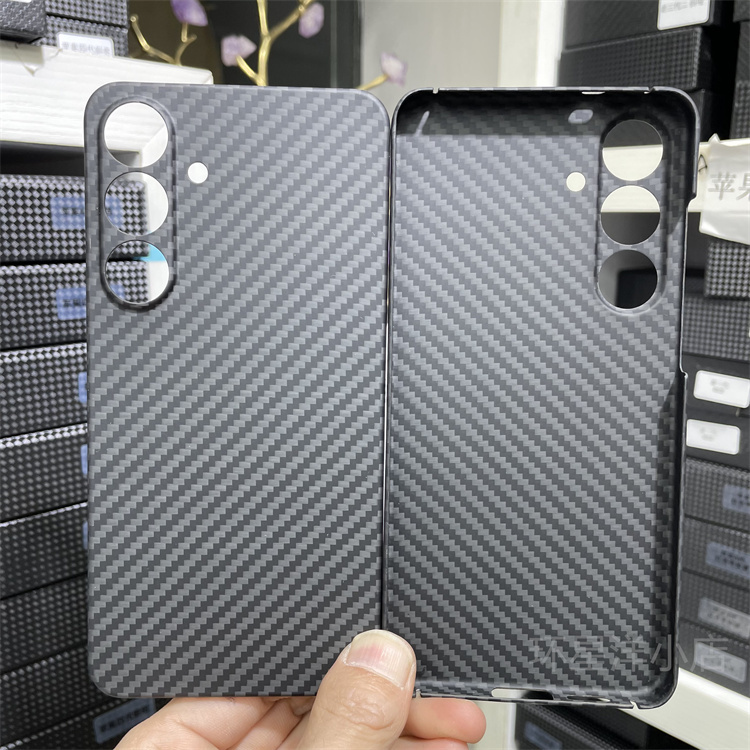 Samsung Galaxy S25+ Kevlar Fiber Phone Case Ultra-Thin Matte Black Fine Hole Design Light Luxury Simple S25Plus Hard Case Samsung Galaxy S25+ Kevlar Fiber Phone Case Ultra-Thin Matte Black Fine Hole Design Light Luxury Simple S25Plus Hard Case