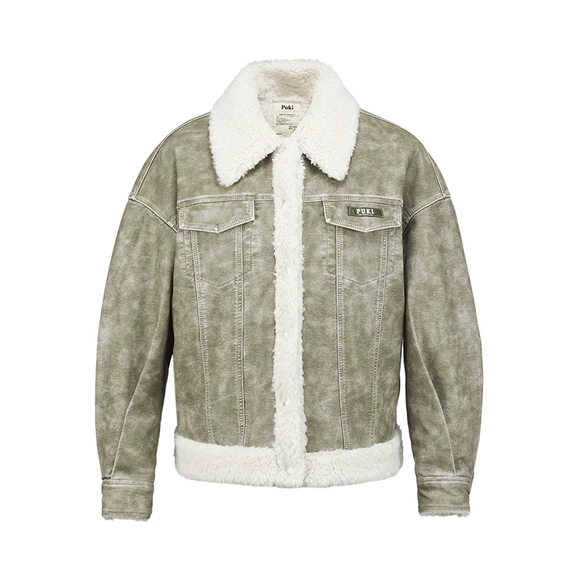 Короткая ретро-яй jacket? (пукин?) перевод: ПУКИ короткая ретро куртка