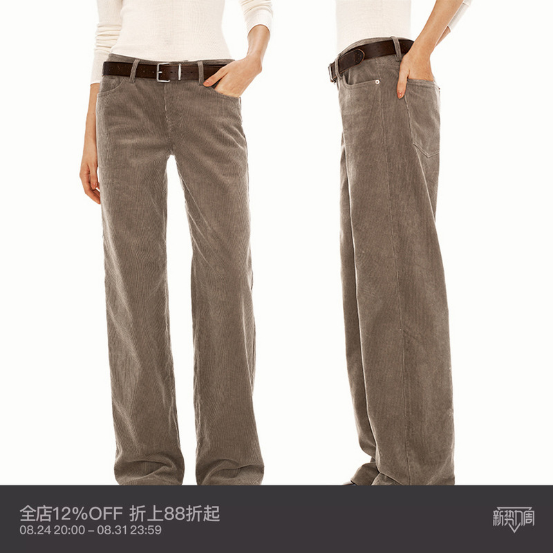 Puki New King of Pants 380g Heavy Corduroy Fabric Retro Mid-Low Waist Straight Casual Trousers Puki New King of Pants 380g Heavy Corduroy Fabric Retro Mid-Low Waist Straight Casual Trousers