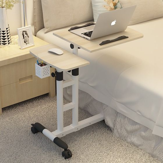 
Lazy laptop bedside computer desk mobile dormitory lift folding table simple floor table