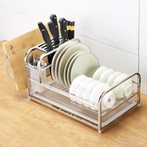 Kitchen shelf dishwasher dish holder countertop wall frame household multi-function dishwasher dishwasher bowl cabinet