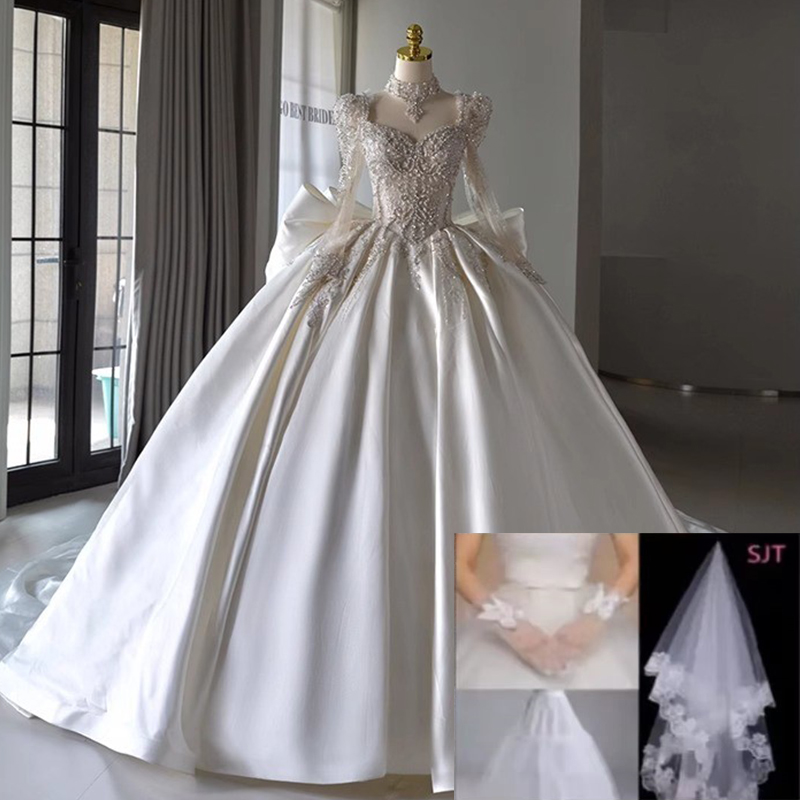  L+Dragoning model+wedding dress 3 pieces set   + $20.43 