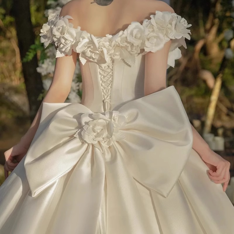 One -character satin noodle main wedding dress 2024 new bride Mori 系 仙 仙 一 一 一 一 一 一 一 一 一 一 一 一 一 一 一 一 One -character satin noodle main wedding dress 2024 new bride Mori 系 仙 仙 一 一 一 一 一 一 一 一 一 一 一 一 一 一 一 一