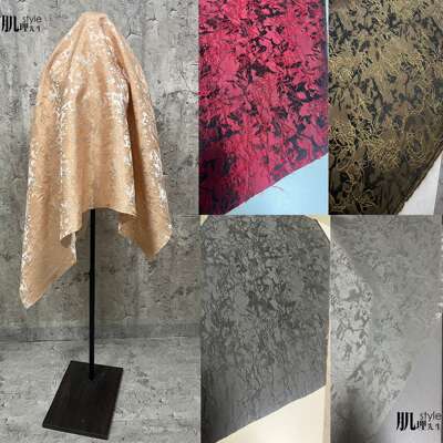 Spring and Autumn Original three-dimensional texture jacquard fabric Chinese-style new Chinese-style cheongsam skirt clothing designer fabric