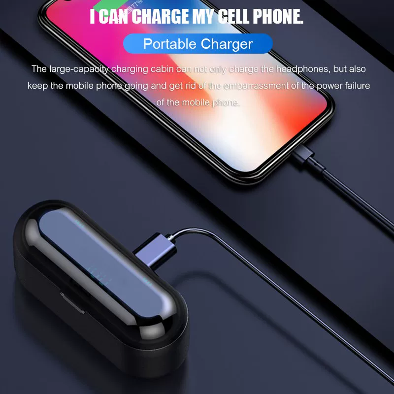 Bluetooth наушники PE MZ OX Wireless Earphone Bluetooth v5.0 F9 TW S