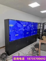 Customized surveillance TV wall cabinet 42-inch 32-inch spliced ​​large screen floor stand TV screen wall floor cabinet