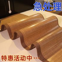 (Special offer) Bamboo mat 1 5 meters household carbonized bamboo mat foldable double-sided student single