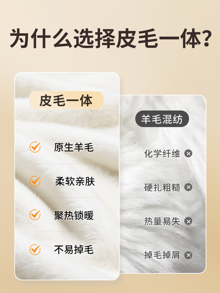 Old Beijing Cotton Shoes for Women, Winter 2025, Thickened Wool, Elderly Snow Boots, Fur Integrated, Warm, Non-Slip, Mom Shoes