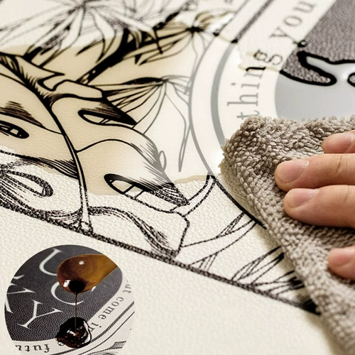 Водонепроницаемый настольный коврик для кровати, пылезащитный контейнер для стирки, защита от ожогов, изысканный стиль