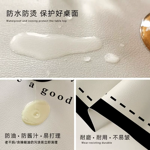 Круглый водонепроницаемый настольный коврик, настольная защитная подушка, в американском стиле, защита от ожогов, изысканный стиль