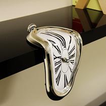 Twisted wall clock creative 3D wall clock melting wall clock Nordic style modern silent clock decoration