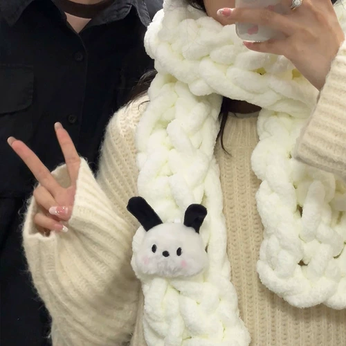 Шарф ручной работы, плетеный набор материалов подходит для мужчин и женщин для друга, «сделай сам»