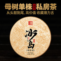 Players private tea 2019 800 single plant Icelandic old village Puer tea raw tea 357g raw tea cake Lincang