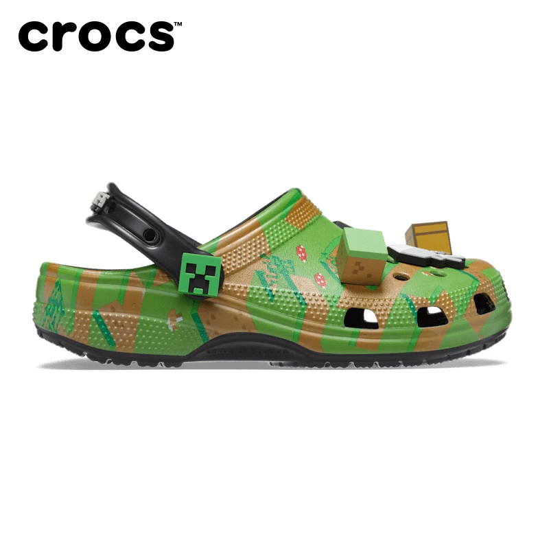 Детские сандалии Crocs для мужчин и женщин, пляжная обувь